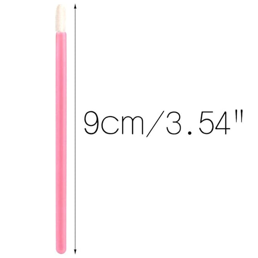 G2PLUS 200PCS Lip Gloss Applicators, Disposable Lip Brushes, Lipstick Gloss Wands Applicator Perfect Makeup Tool Kits (Pink)