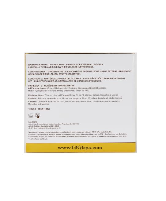 GiGi Hair Removal Wax Warmer, with All Purpose Honee, for 14 oz Wax Cans