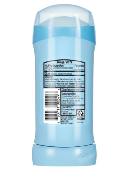 Suave Deodorant Women, Antiperspirant, Powder and Fresh Bundle, 48-Hour Odor & Wetness Protection, with Essential Oils, anti-staining, no baking soda Bundle 4 x 2.6 oz