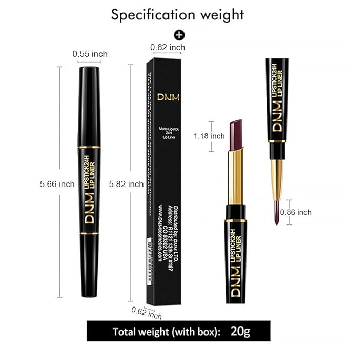 evpct 1Pcs Light Brown Lip Liner and Lipstick Set Kit for Women Matte Lips Kit with Lip Liner Lip Stains Long Lasting Waterproof 24 Hour Lipstick and Lip Liners Combo Lipliners Pencil Set 10#