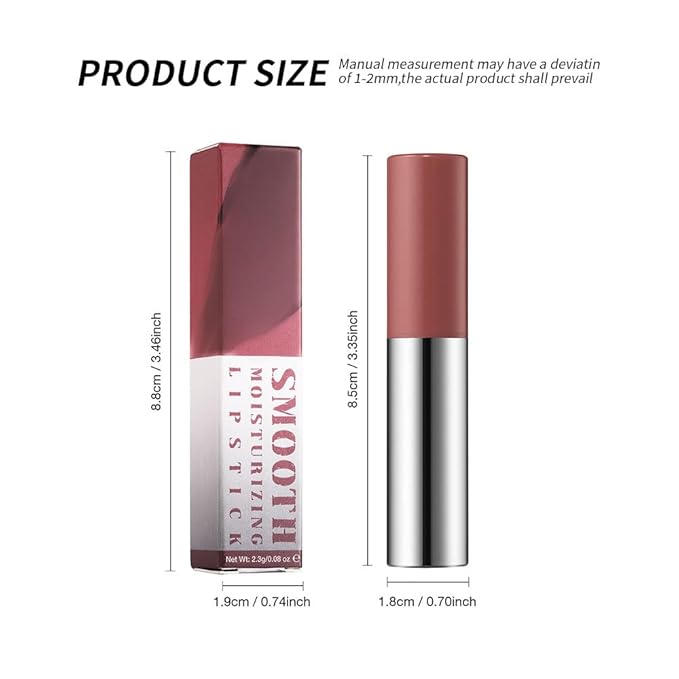 Burnt Coral Matte Lipstick Crayon – Waterproof Long Lasting Lip Liner Pencil, High Pigment Creamy Velvet Lipstick, Non-Drying Lip Color for Women, 05#