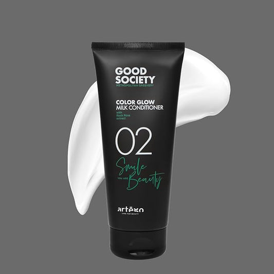 Artègo Good Society Color Glow Milk Conditioner (6.7 fl oz) – Lightweight Detangling Conditioner for Color-Treated Hair