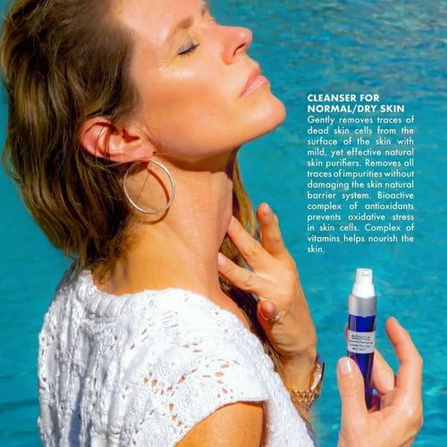 BIONOVA Bioactive Cleanser Normal to Dry Skin - Non-Foaming Facial Cleanser Provides a Gentle Deep Clean Face Wash and Ultra-Hydrating and Moisturizing Treatment (4.5 fl oz)