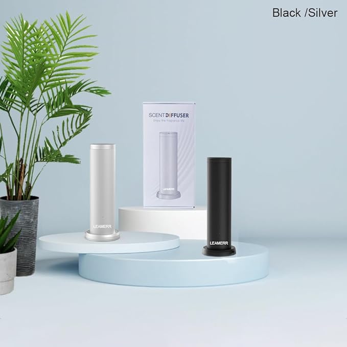 Smart Scent Diffuser Machine for Home, Bluetooth/WiFi Waterless Essential Oil Diffuser for Oils,Super Quiet Work Cold Air Technology Aromatherapy Diffuser for Large Room, Office, Shops, Gym