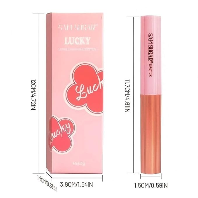 Women's Nude Lipstick with Lip Stain Effect - Long Lasting Hydrating Lipstick Smudge Proof All Day Wear for Daily Makeup in Four Seasons