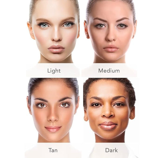 Serious Skincare BELLA ROSE PRO-MINERALS Loose Mineral Powder Makeup Foundation SPF 15 + Goat Hair Application Brush – Sheer to Full Coverage – Luminous Matte Finish – Men and Women - .50 oz (Dark)