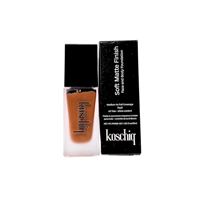 Soft Matte Face & Body Foundation – Full Coverage, Lightweight, Long-Wear, Transfer-Resistant Formula – Natural Finish for All Skin Types (30ml) - K-68