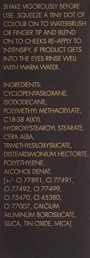 Daniel Sandler Watercolor Liquid Blush — Buildable, Blendable & Long-Lasting Liquid Blush for Cheeks, Lips, & Eyes — Lightweight & Water Resistant — For All Skin Types — Trip