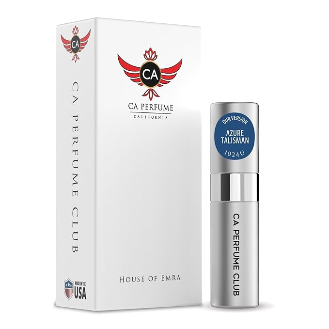CA Perfume Impression of Azure Talisman for Women & Men Eau De Parfum Spray Long Lasting Perfume (0.27 Fl Oz / 8ml)