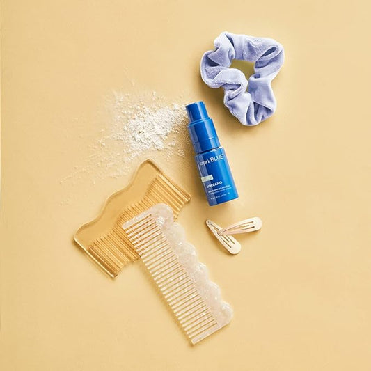 Capri Blue Dry Shampoo Powder - Volumizing Non Toxic Dry Shampoo - Non Aerosol Spray Travel Size Bottle - Arrowroot Powder for Oil Absorbing - No Added Gluten, Parabens, or Sulfates (Volcano, 0.55 oz)