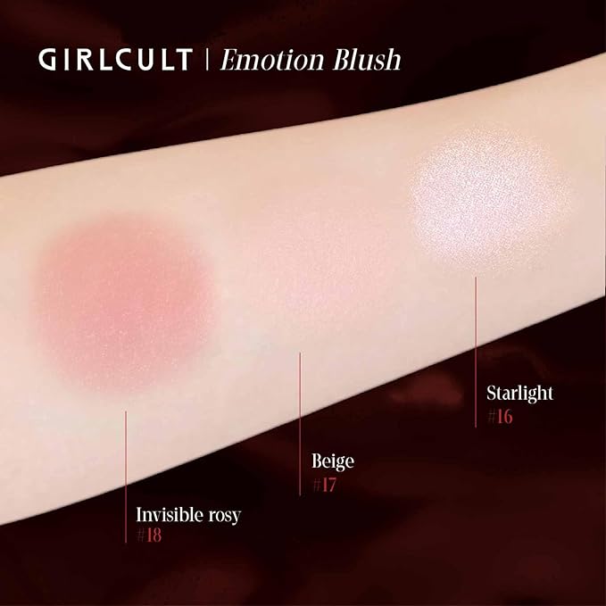 Satin Matte Blush – Nude Peach Tone with Serum-Powder Hybrid, Buildable Natural Cheek Color for Everyday Wear (#17)