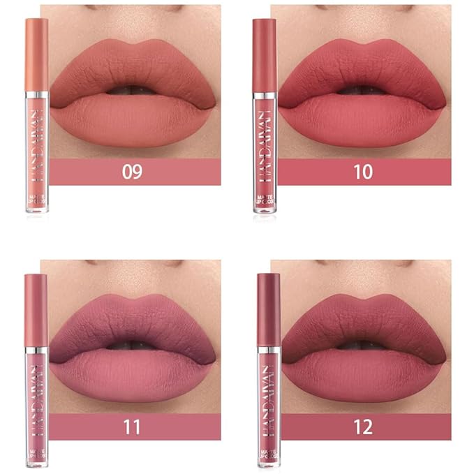 BestLand 3Pcs Matte Liquid Lipstick Set for Women - 24H Transfer-Proof, Moisturizing & Non-Sticky Lip Gloss I Bold Berry, Warm Rose, Muted Pink I Vegan + Cruelty-Free for Daily & Party