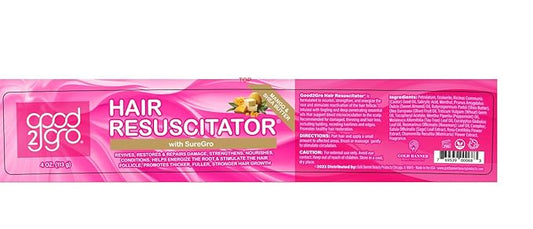 GOOD2GRO Hair Resuscitator with SureGro - 4oz | Repairs, Restores & Regrows Hair | Root-Activating with Tingling Sensation for Healthy Follicle Growth | Vegan & Cruelty-Free