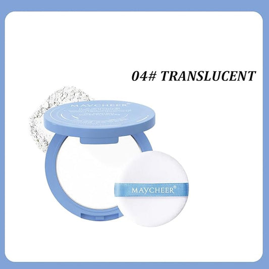 Maycheer Face Powder - Maycheer Setting Powder, Waterproof Long Lasting Finishing Powders, Lightweight Oil Control Facial Powders for Face (04# TRANSLUCENT)