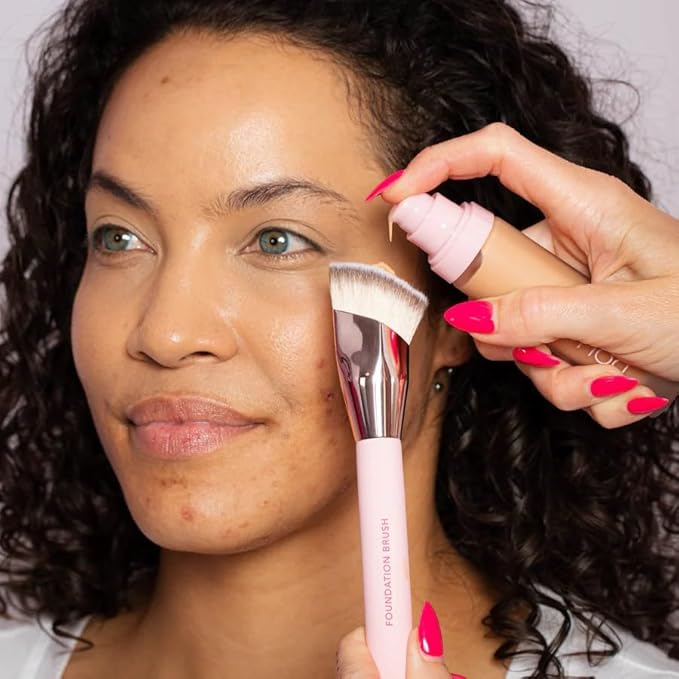 T.C.E. Super Coverage Serum Full Coverage Foundation Makeup for Mature Skin – Hydrating Formula w/Peptides – Full Coverage Makeup – Clean, Vegan, Cruelty-Free - 60 Day Supply - (Deep/Rich)