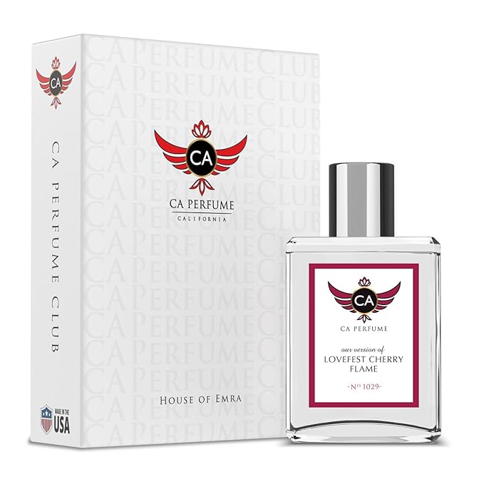 CA Perfume Impression of Lovefest Cherry Flame for Women & Men Eau De Parfum Spray Long Lasting Oriental Woody Perfume (1.7 Fl Oz / 50ml)