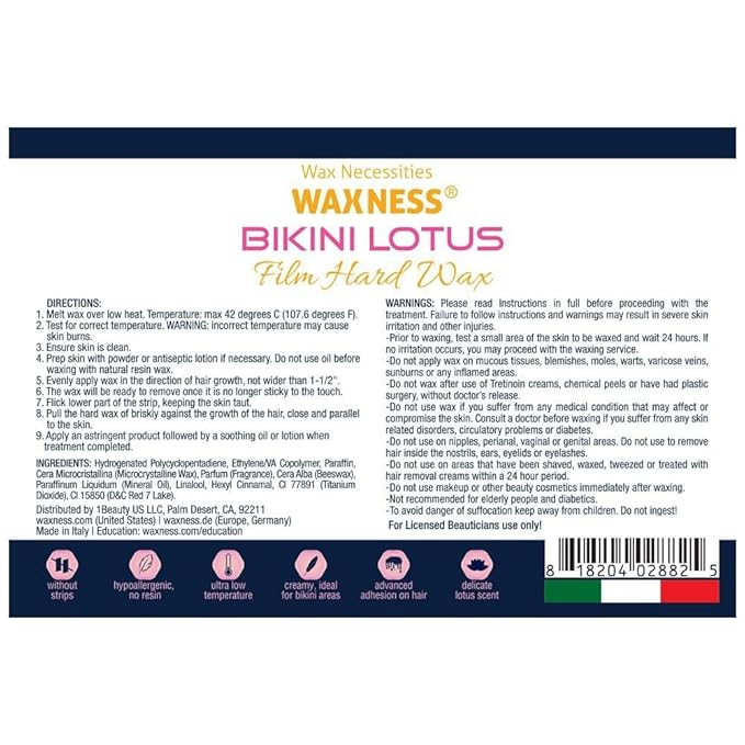 Waxness Premium Luxury Bikini Lotus Hard Wax Beads 19.8 LB / 8.98 KG