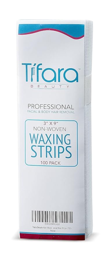 Non Woven Large 3x9 Body and Facial Wax Strips (100)