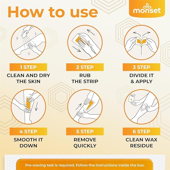 Wax Strips 76 Count – 56 Body Strips, 20 for Face and 24 Finish Wipes – Body and Facial Hair Removal for Women and Men – Hair Remover Wax Kit for Upper Lip, Legs, Underarms – 2 Pack