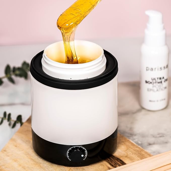 Parissa Legs & Body Warm Wax Kit | Salon-Style Microwavable Wax for Coarse Hair Removal on Face & Body | Vegan | At-Home Hair Removal Kit | 150ml (5 Fl Oz)