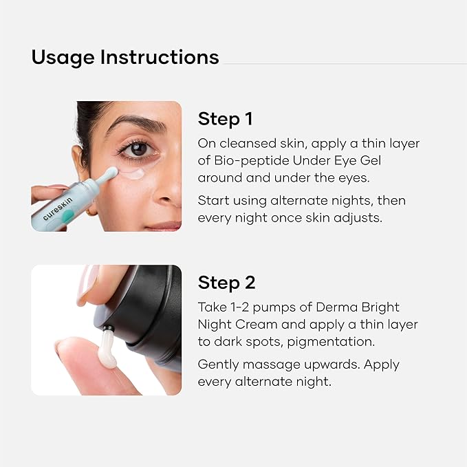 Glow Support Combo | Face Cream for Dull, Uneven Skin + Under Eye Gel | Reduces Tan & Refreshes Look