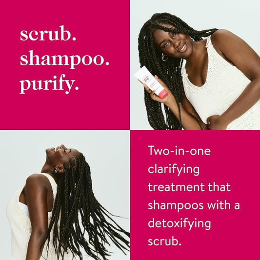 good.clean.goop beauty The Powerscrub Scalp Detox | Clarifying Shampoo to Detoxify Hair and Scalp | Salt Scrub with Vitamin E, Amino Acids & Chlorella Extract | Cruelty-Free & Vegan Shampoo | 4 Fl oz