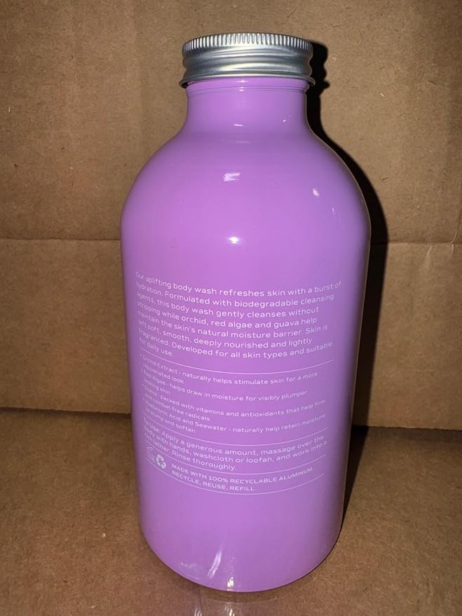 Saltair Body Wash, Island Orchid 2-Pack. Moisturizing Body Cleanser with Monoi Oil and Cupuacu Butter. Luxury Shower Gel for Women and Men. Vegan, Cruelty-Free, Paraben-Free. 2x 17oz Pump Bottles