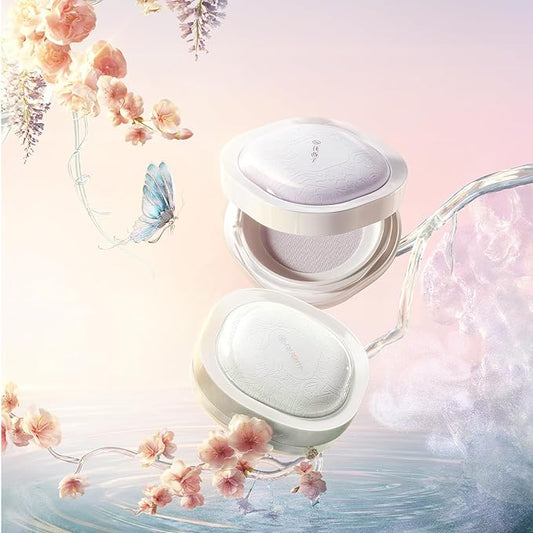 Florasis Flawless Jade Matte Breathable Color Long Lasting Correcting Loose Powder (01 Snow, 1 Count)