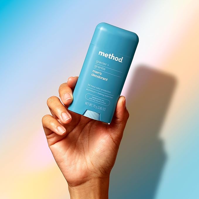 Method Deodorant, Glacier + Granite, 24 Hour Odor Protection, 2.65 oz