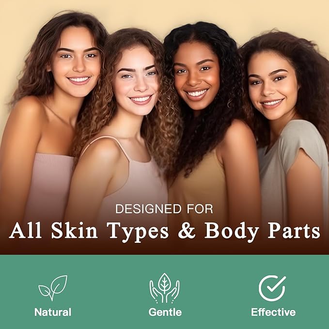 Hard Wax Beads for Hair Removal – 6 Packs, 21oz Total – Smooth & Long-Lasting Hair Removal for All Skin Types