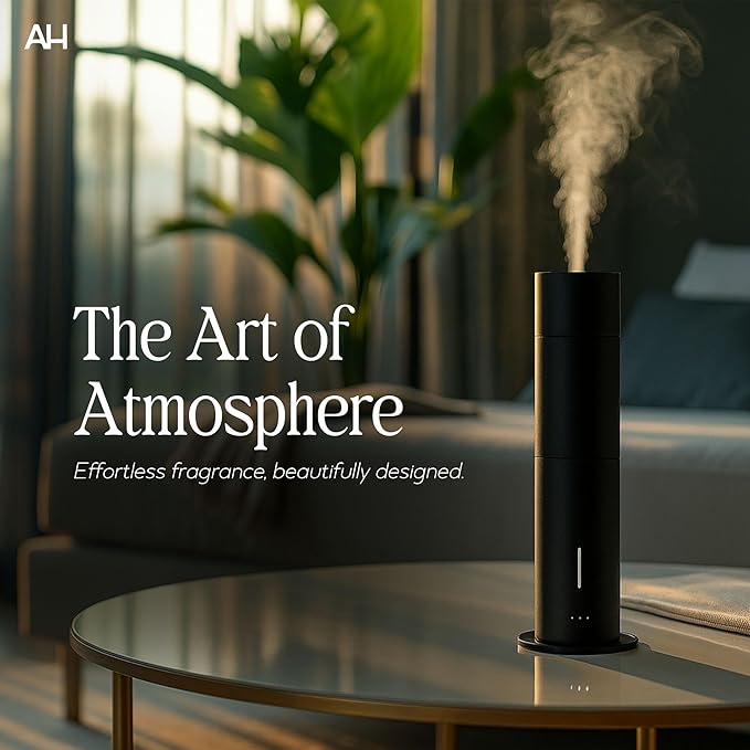 Aura House Ultimate Diffuser Kit – Smart Bluetooth Cold-Air Diffuser with Fragrance Oils, Cleaner & Neutralizer – Complete, Effortless Home Scent System