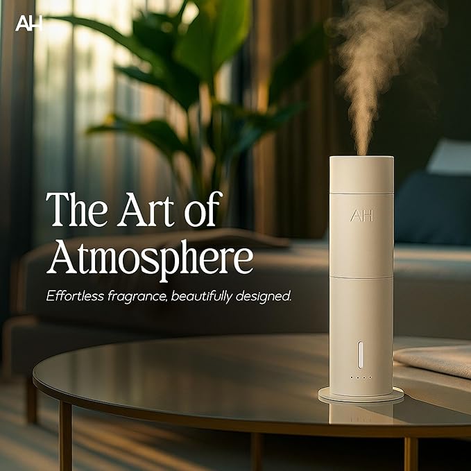 Aura House Ultimate Diffuser Kit – Smart Bluetooth Cold-Air Diffuser with Fragrance Oils, Cleaner & Neutralizer – Complete, Effortless Home Scent System