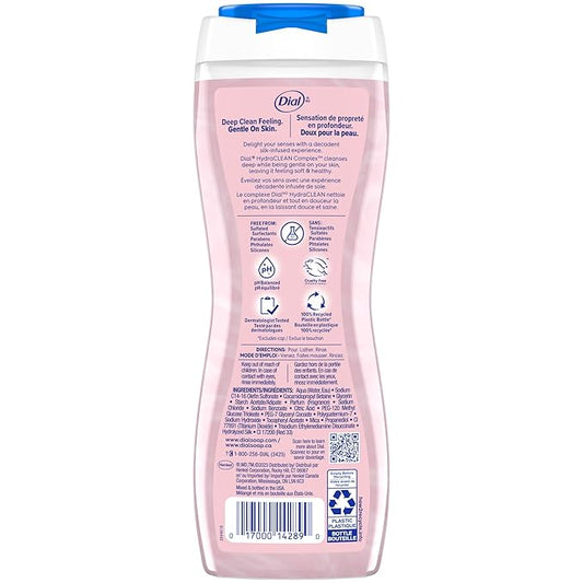 Dial Body Wash, Pamper & Indulge, Silk & Magnolia, 16 fl oz (Pack of 4)