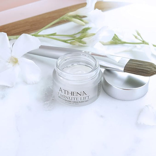 Athena 7 Minute Lift – Organic Lifting & Firming Serum – Visibly Tightens Eye, Neck & Face in 7 Minutes – Reduces Wrinkles & Fine Lines