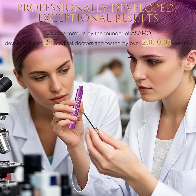 Eyelash Growth Serum - Natural Lash Enhancer with 15 Botanical Extracts - Advanced Lash Formula for Longer, Thicker, Fuller Looking Lashes - Oil-Free, Hypoallergenic & Gentle - 3ml