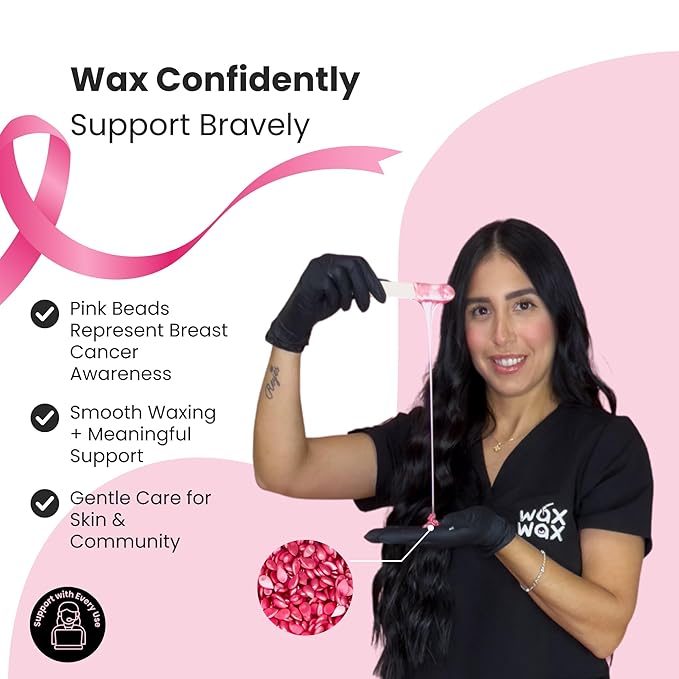 Pink Pearl Hard Wax Beads | Brazilian & Bikini Wax for Ultra Sensitive Skin | Rosin-Free, Hypoallergenic, Strip-Free, Low Melting, Cruelty-Free, Eco-Friendly Waxing Beads | Made In Italy-2.5lb