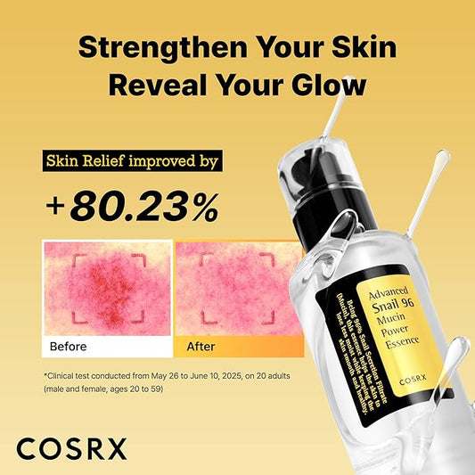 COSRX Snail Mucin Repairing Serum 100ml, Hydrating Serum for Face with Snail Secretion Filtrate for Dull Skin & Fine Lines, Korean Skin Care