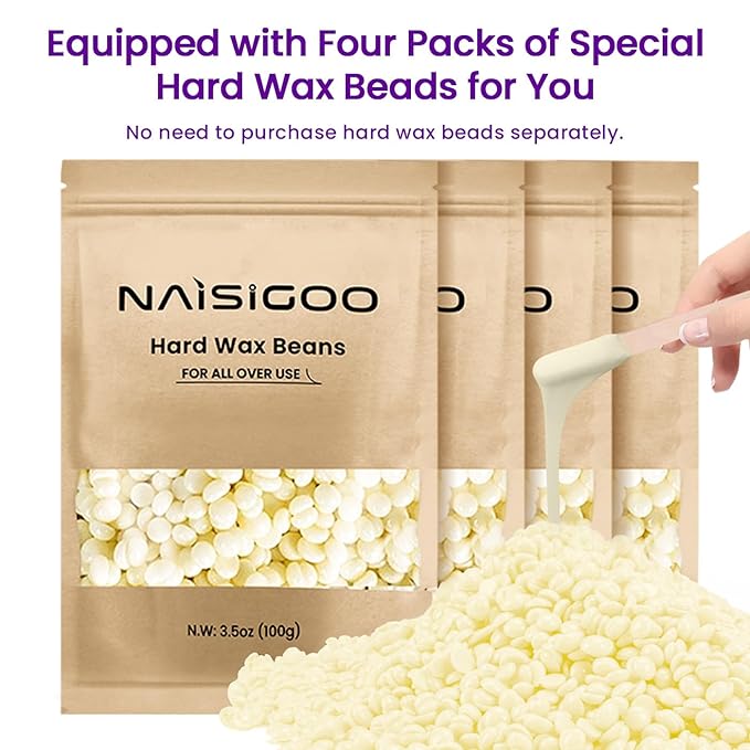 5.5 lbs Wax Pot Professional Wax Warmer for Hair Removal, 86-275℉ Smart Adjustable Temp, 5-Min Fast Melting, Digital Large Waxing Pot for Beauty Salon SPA Esthetician