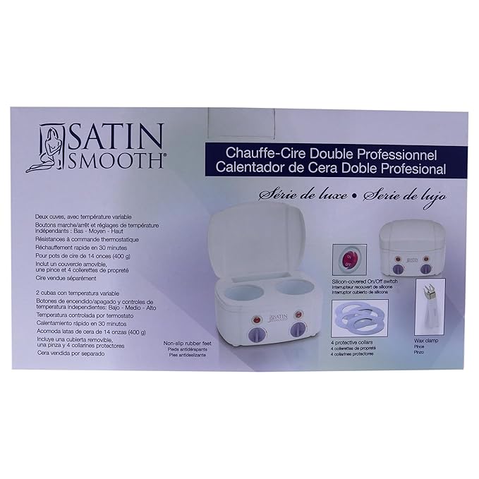 SATIN SMOOTH Double Wax Warmer for Hair Removal