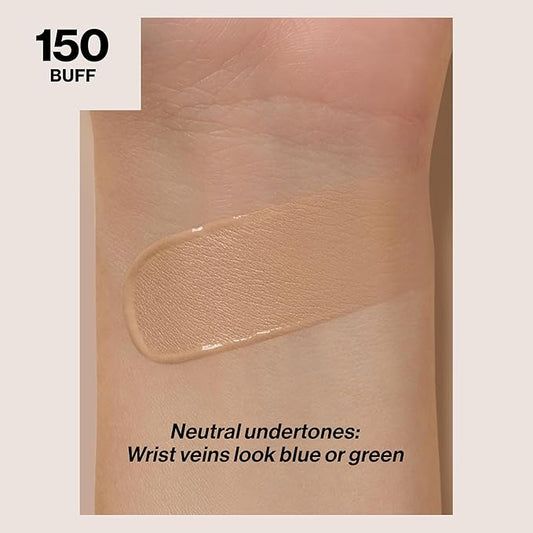 Revlon Liquid Foundation, ColorStay Face Makeup for Combination & Oily Skin, SPF 15, Medium-Full Coverage with Matte Finish, 150 Buff, 1 Fl Oz