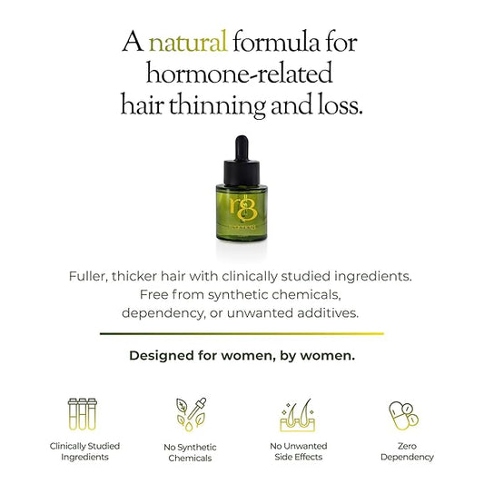 regener8 Hair & Scalp Oil for Women – Essential & Carrier Oil Blend for Hormone-Related Thinning & Loss – Natural Support for Postpartum, Menopause & Chronic Stress