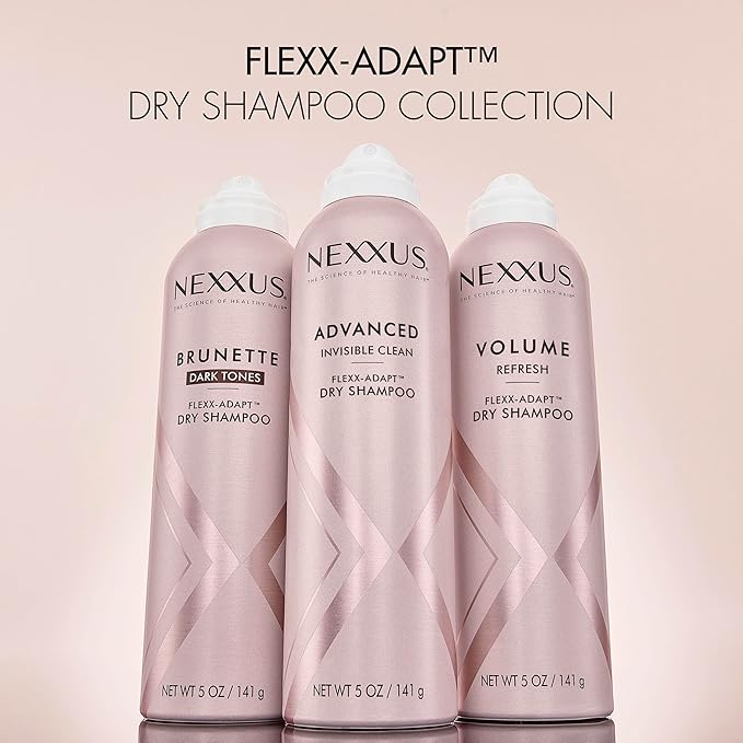 Nexxus Advanced Invisible Clean Dry Shampoo for Instant Oil Control & 72-Hour Freshness with Flexx-Adapt Technology 5 oz