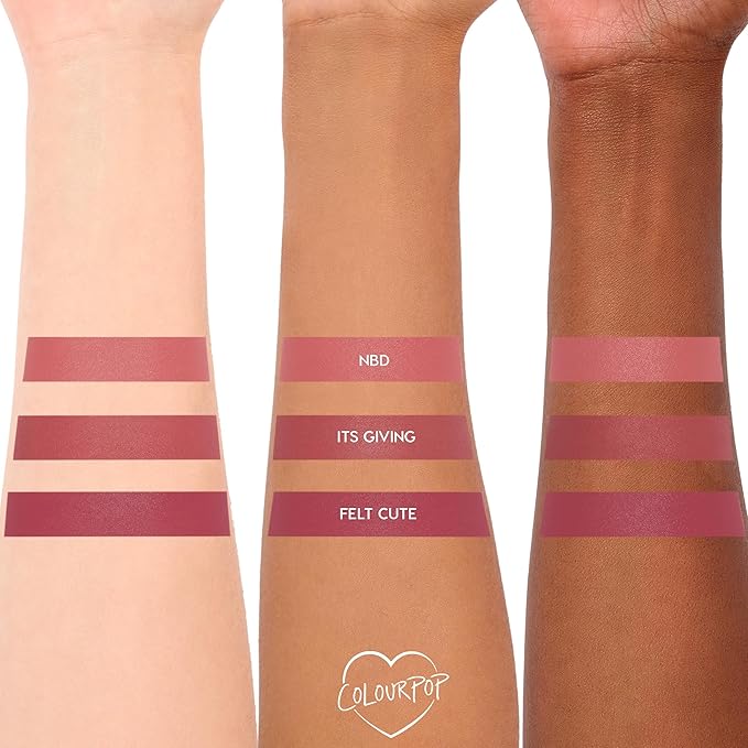 ColourPop Lippie Stix - Long-Lasting Cream Lipstick Formulated with Vitamin E & Shea Butter for All Day Moisture - Richly Pigmented Nude Pink Lipstick - Paraben and Sulfate Free - NBD (0.4 oz)