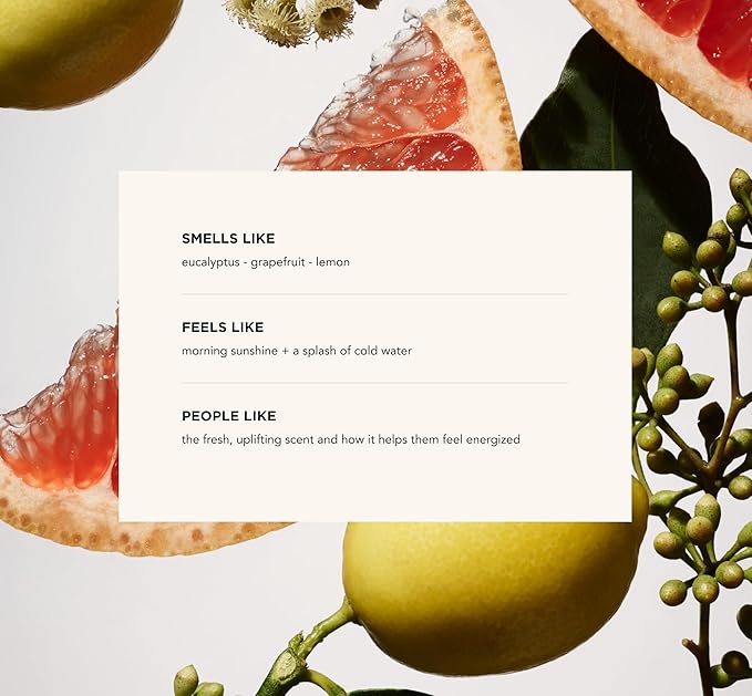 By Rosie Jane Wake Full Body Deodorant Spray - Aluminum Free Deodorant and Body Spray for Women & Men - Enriched with Eucalyptus, Grapefruit & Lemon - Suitable for Sensitive Skin (53ml)