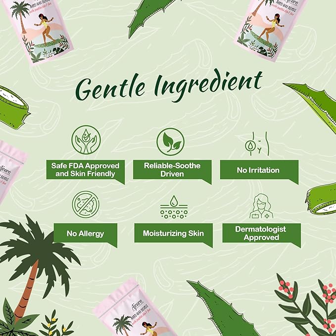 Wax Beads, Ajoura 1lb Hard Wax Beans for Sensitive Skin Hair Removal for Full Body, Bikini, Face, Eyebrow, Back, Chest, Legs, Armpit, Upper Lip, Home Refill for Wax Warmer Kit (Green)