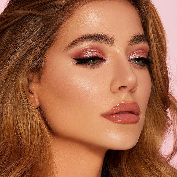 Neutral Eyeshadow Palette, Nude Eyeshadow Palette, Matte Eye Shadow Makeup Palette with Mirror, Long-Lasting Wear, Vegan, Cruelty-Free - 0.5oz (Charm Purple)