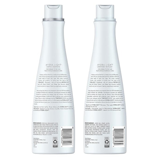 Nexxus Shampoo and Conditioner Hydra-Light 2 Count for Oily Hair Hair Care System Formulated With Proteinfusion Blend 13.5 oz