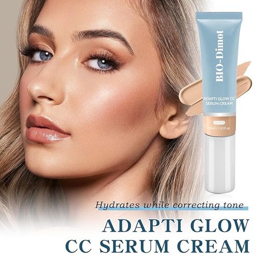 CC Cream Foundation, Lightweight Moisturize Natural Coverage Makeup, Self-Adjusting Color Changing Foundation & Color Corrector Cosmetics, Travel Size Waterproof Skin-2PCS 30ml