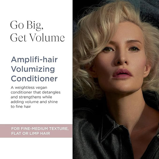 Intelligent Nutrients Amplifi-hair Volumizing Conditioner, Weightless Hydration and Detangling for Fine Hair, Vegan Conditioning Formula, 8 Oz