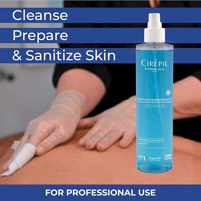 Cirépil Pré & Post Waxing Bundle: Blue Lotion 8.45 fl oz + Depilatory Oil 8.45 fl oz